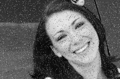 Image with salt and pepper noise