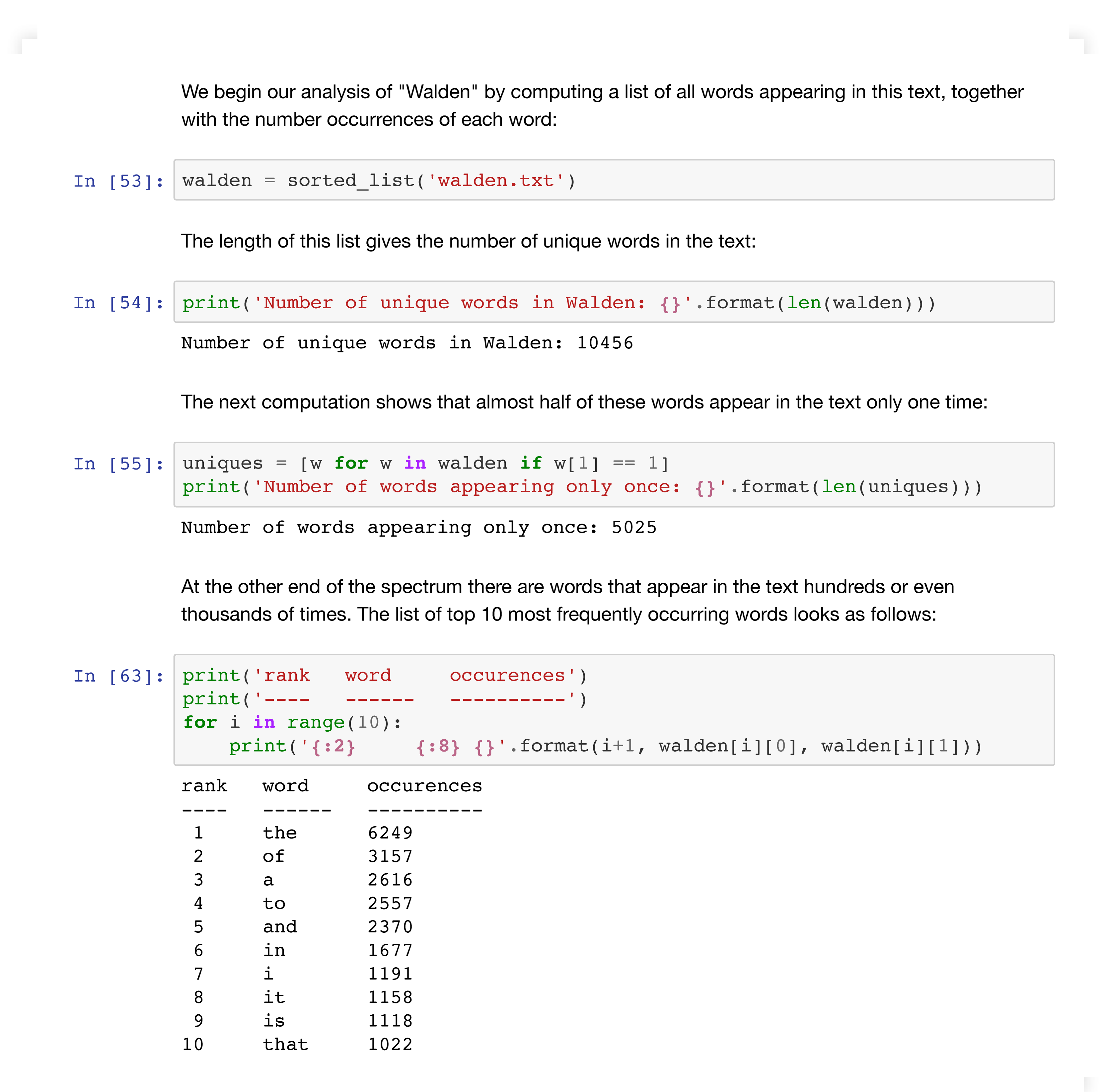 Example of good math formatting, using LaTeX