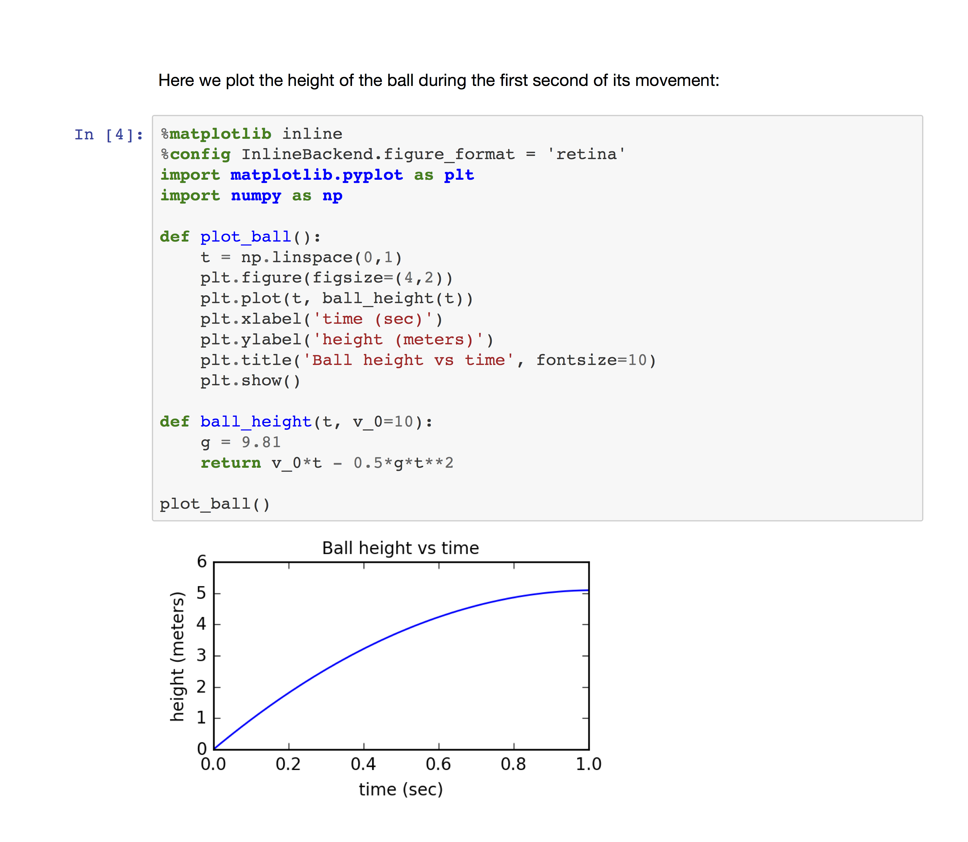 Bad code sequencing example